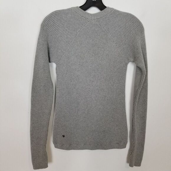 Lululemon The Sweater The Better Womens 4 Gray Long Sleeve Knit Pullover Jumper - Picture 4 of 7